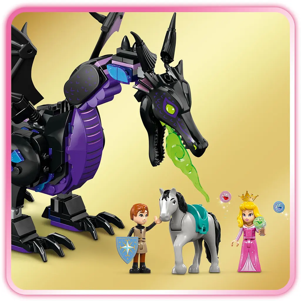 Конструктор LEGO Disney Princess Драконяча форма Малефісенти 583 деталі (43240) - фото 8