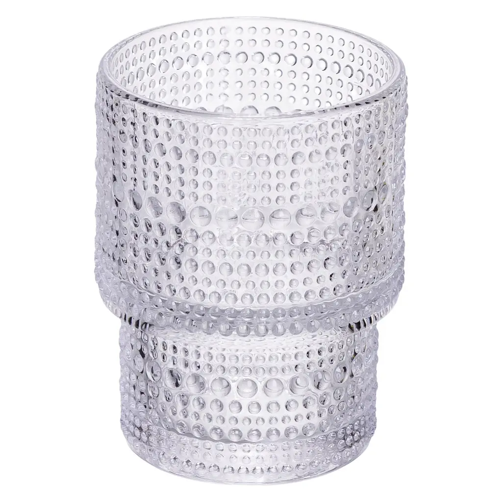 Набор стеклянных стаканов 6 штук по 200 мл для напитков из толстого стекла Прозрачный Yiwu HP-19-178-1 - фото 2