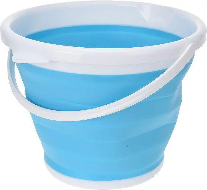 Туристичне складане відро, 5 л Cіліконове відро Сollapsible Bucket - фото 2