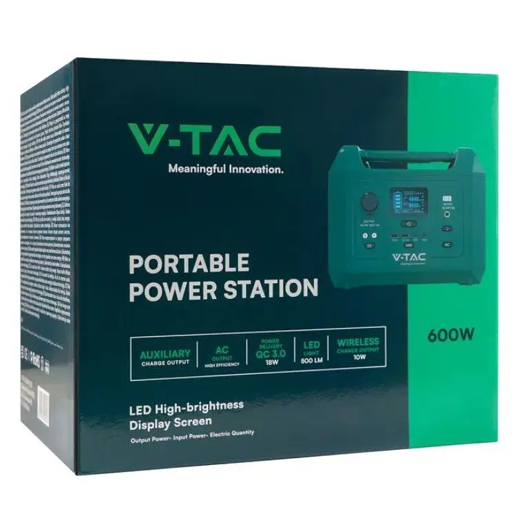 Портативна зарядна станція V-TAC VT606N 576Wh - фото 5