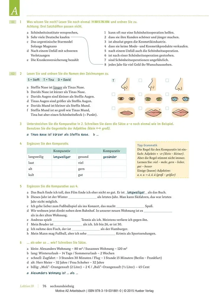 Motive A2 Arbeitsbuch, Lektion 9-18 mit MP3-Audio-CD - фото 2