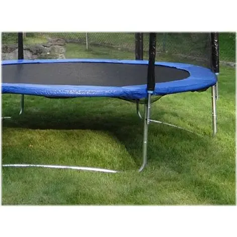Батут Sky Jump SJ 12ft (374см) синій із зовнішньою сіткою - фото 3