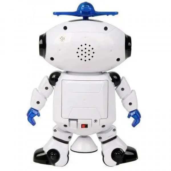 Танцюючий робот, що світиться, інтерактивна іграшка Dancing Robot STURN SPIN білий - фото 10