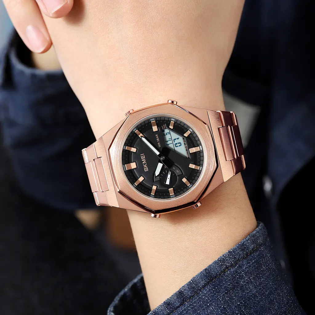 Наручные часы мужские 1816RGWT Rose Gold-White Skmei acs0030571 - фото 3