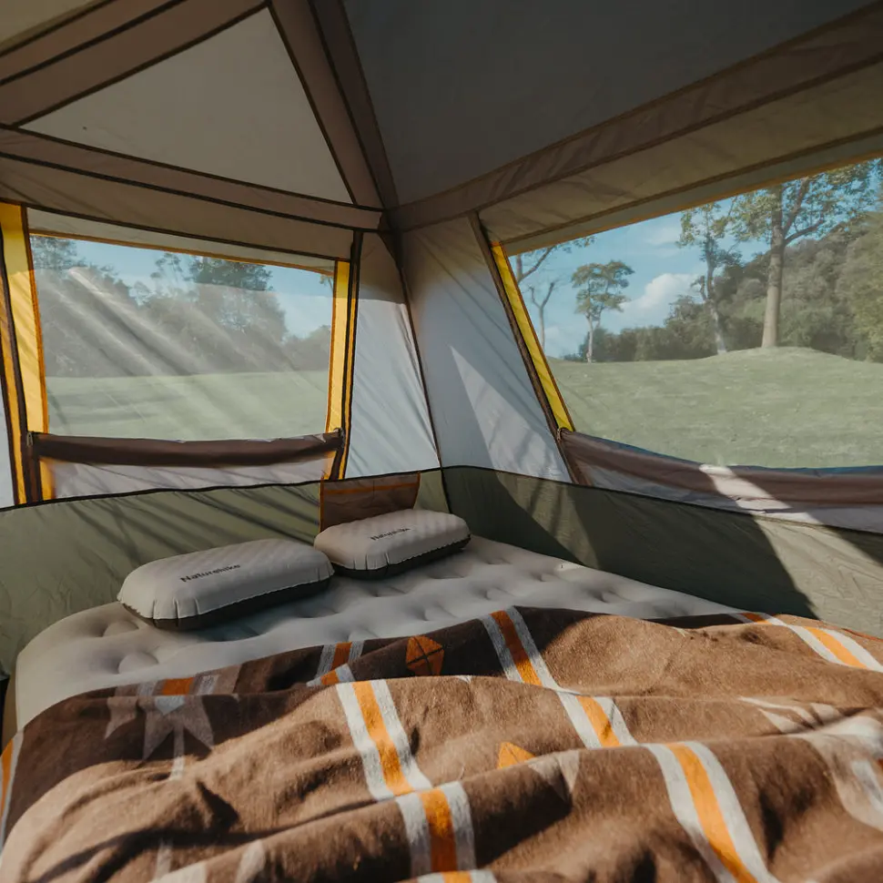 Намет чотиримісний для кемпінгу Naturehike Cape Series 5.2 (CNK2450WS037) сіро-коричневий - фото 10
