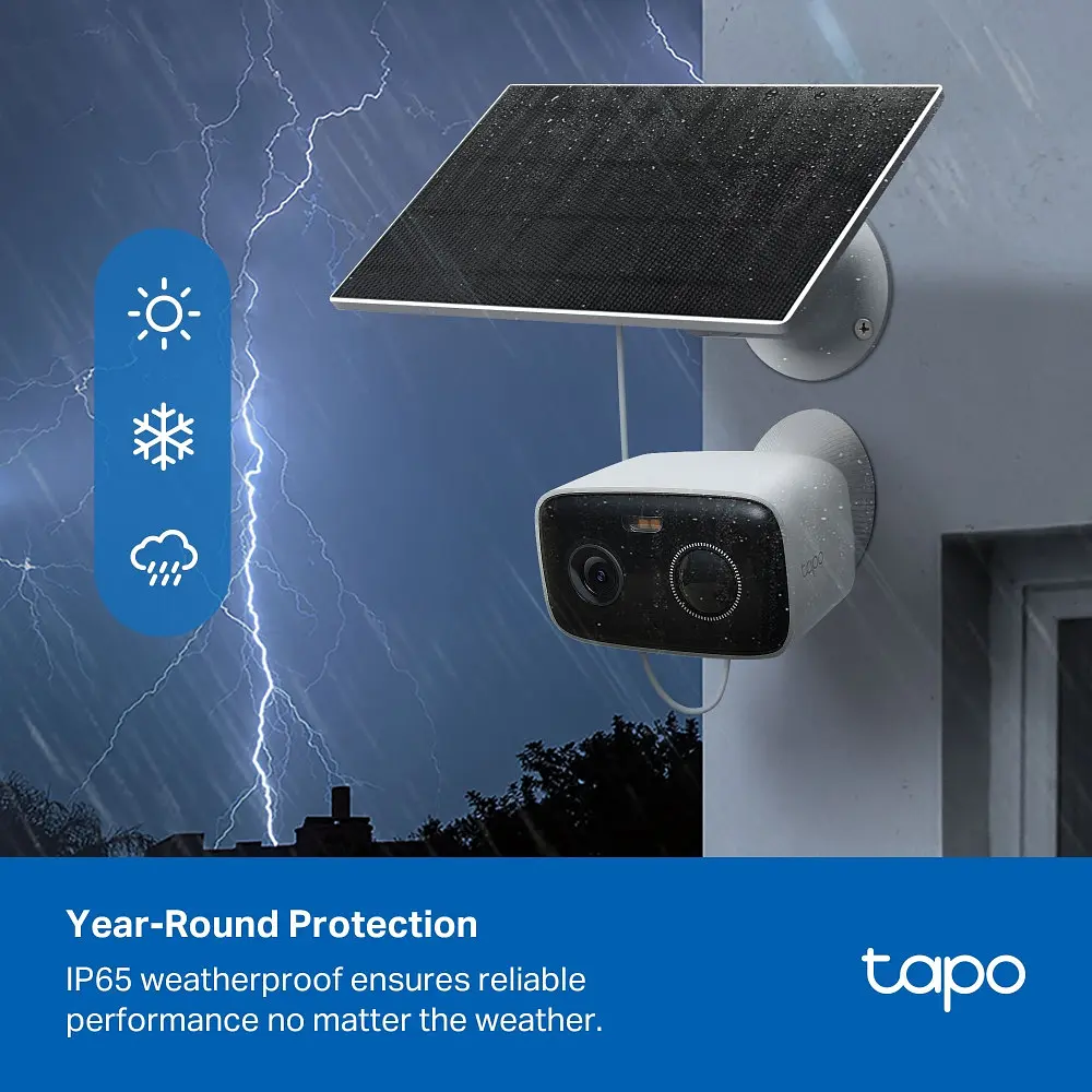 IP камера TP-Link Tapo C400 Kit Solar - набір із сонячною панеллю - фото 4