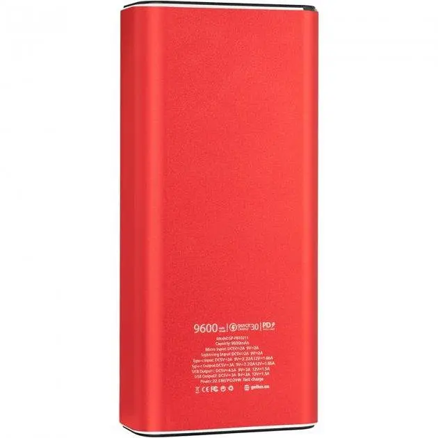 Портативна батарея Powerbank Gelius Pro CoolXiaomini GP-PB10-211 9600 mAh Red - фото 6