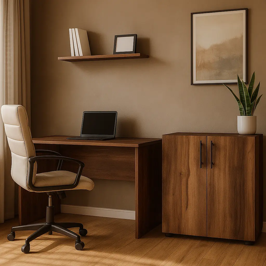 Шкаф для документов низкий ОП-611 Orange-Line 700х347х750 Дуб Барокко ристретто - фото 2