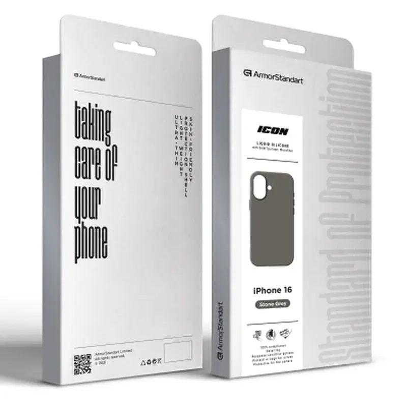 Чохол до мобільного телефона Armorstandart ICON2 MagSafe Apple iPhone 16 Stone Grey (ARM81311) - фото 10