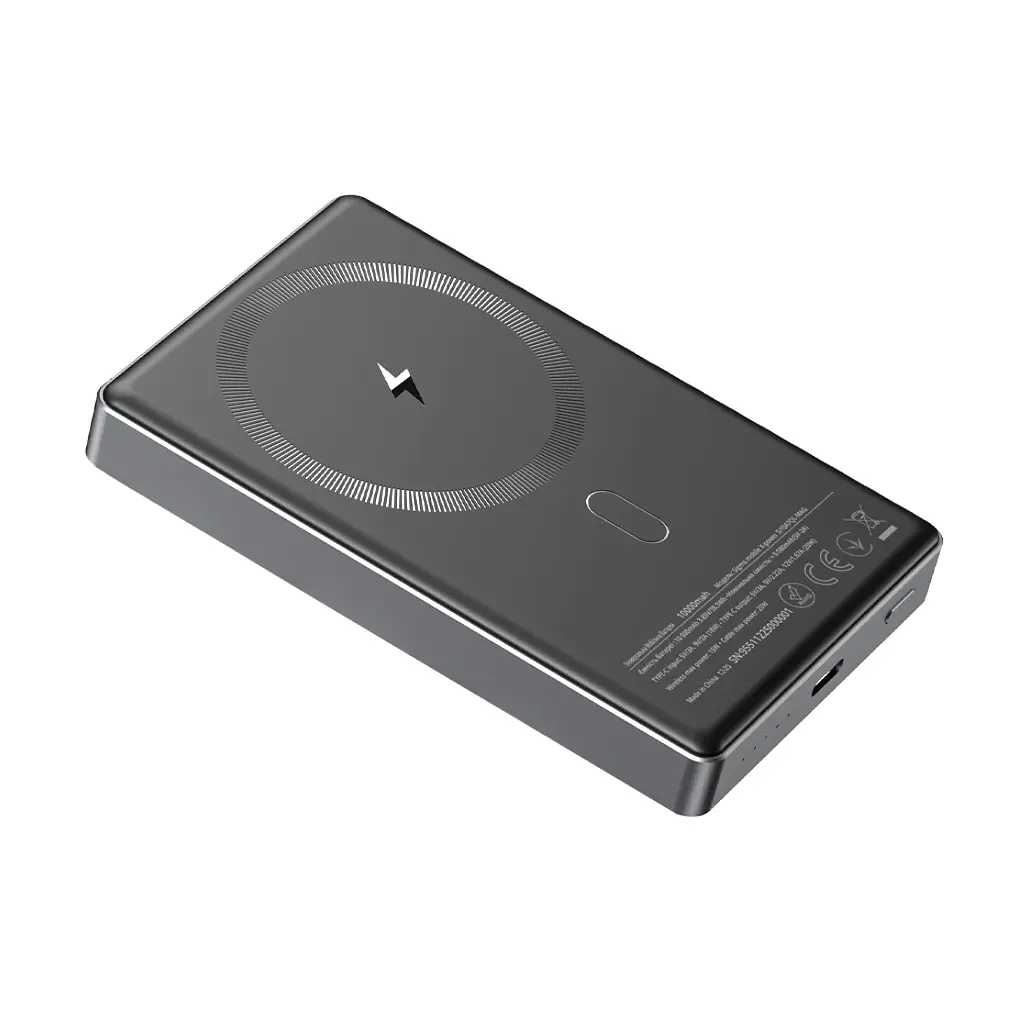 Батарея універсальна Sigma X-power SI10A7QL-MAG grey 10000mAh, Magnetic wireless 15W, PD+QC, 20W max (4827798955116) - фото 6