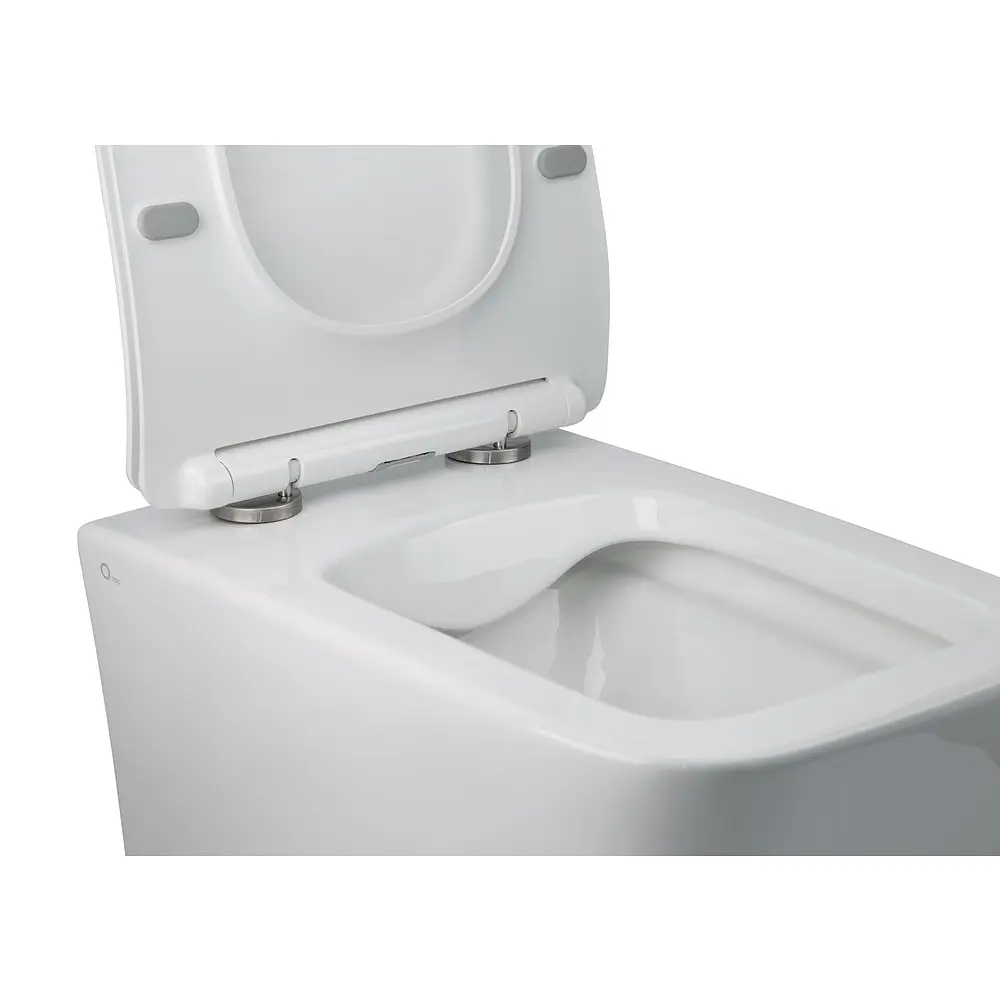 Набор: Qtap инсталляция 3 в 1 Nest QT0133M425 с панелью смыва квадратной QT0111M06028CRM + унитаз с сиденьем Crow QT05335170W - фото 5