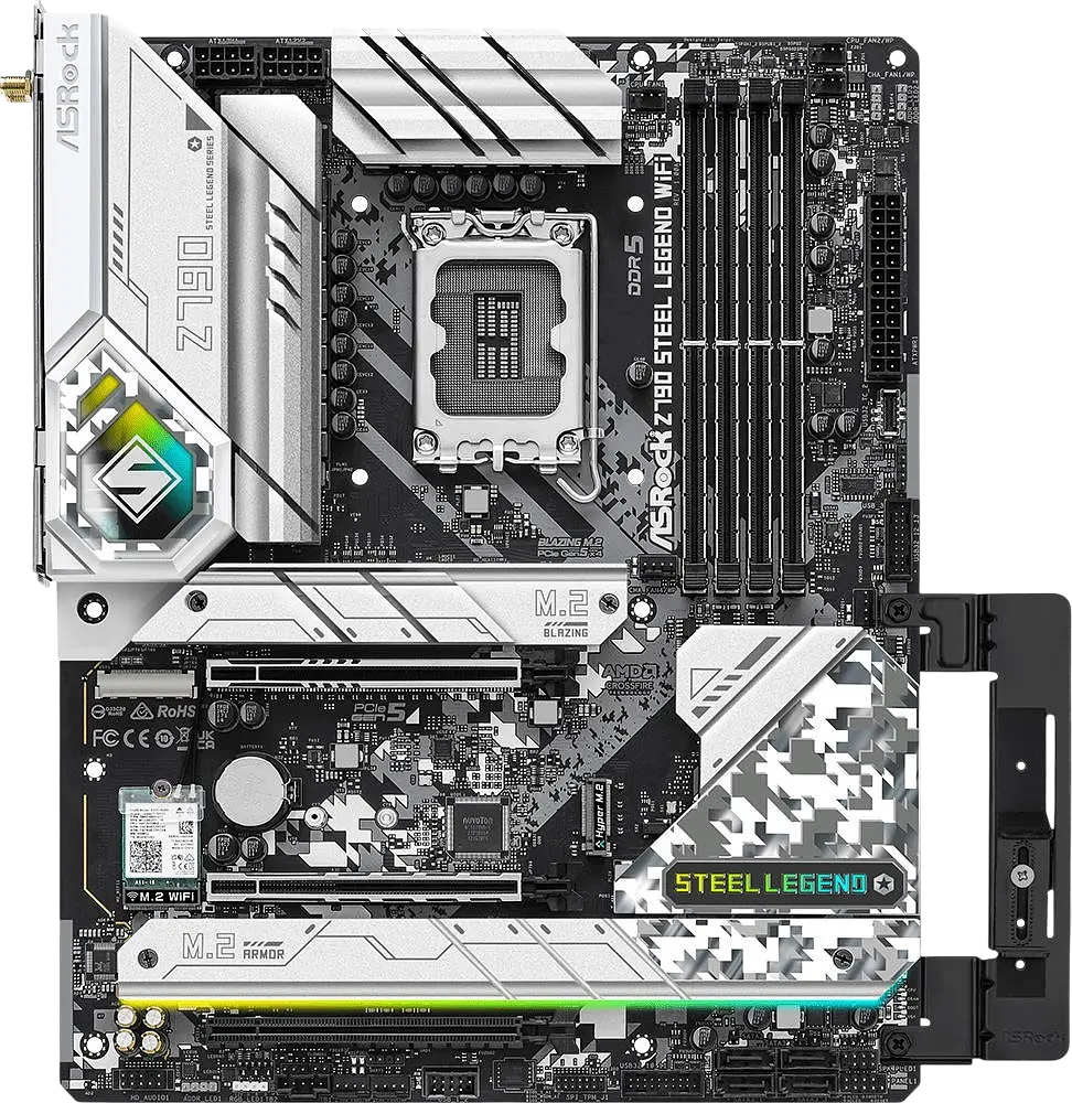Материнська плата ASRock Z790 Steel Legend Wi-Fi LGA 1700 (Z790 Steel Legend WiFi) Б/В - фото 2
