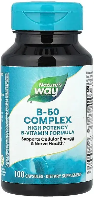 Вітаміни групи В Nature's Way B-50 Complex 100 кап