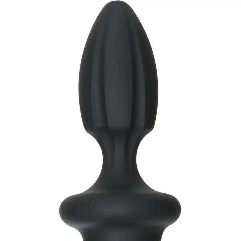 Анальный плаг с делдо Doc Johnson Kink - Dual Density SecondSkyn Fuck Plug - Black - фото 2