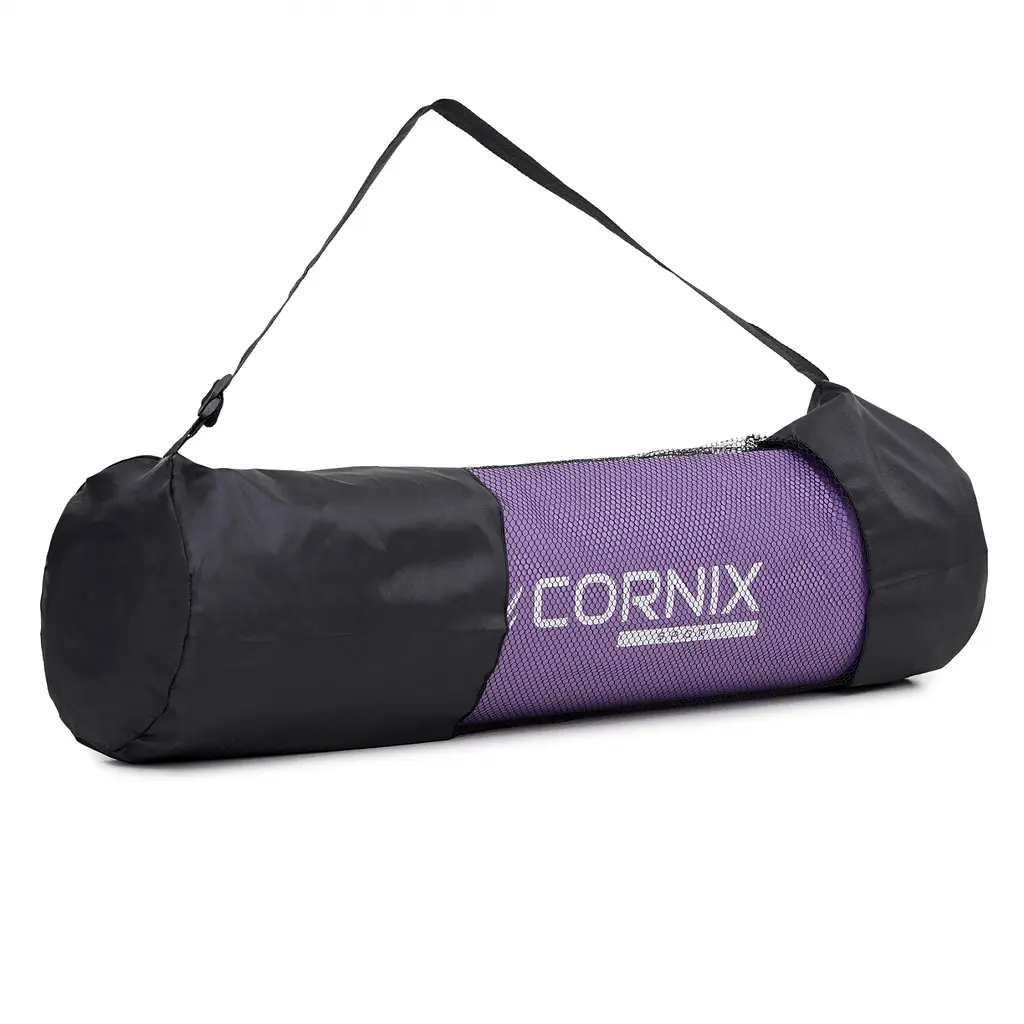 Килимок спортивний Cornix NBR 183 x 61 x 1 cм для йоги та фітнесу XR-0011 Violet - фото 2