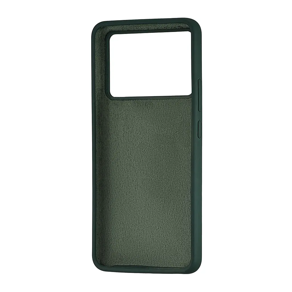 Чохол Silicone Case Xiaomi Poco X6 Pro/Redmi K70E 5G Dark Green - фото 2