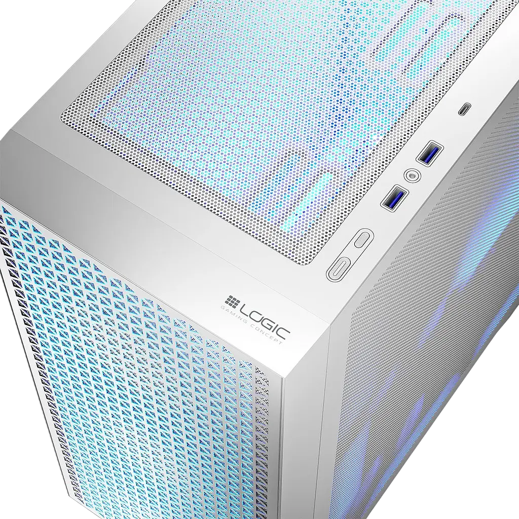 Корпус LogicConcept Dart Pro ARGB Midi White (AT-DART-PRO-ARGB-20) - фото 4