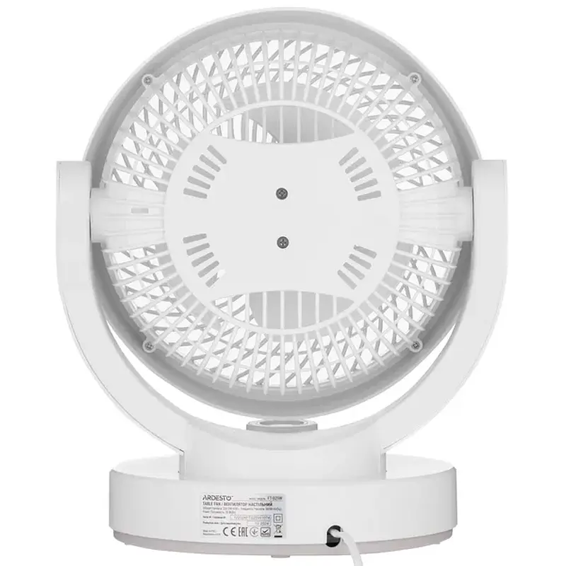 Вентилятор Ardesto FT-B25W настільний - фото 5