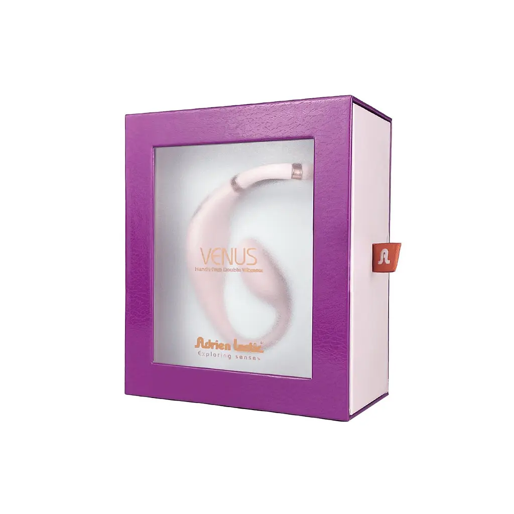 Смарт-вібратор для пар Adrien Lastic Venus + APP, подвійний, можна носити під одягом, 10 режимів - фото 12