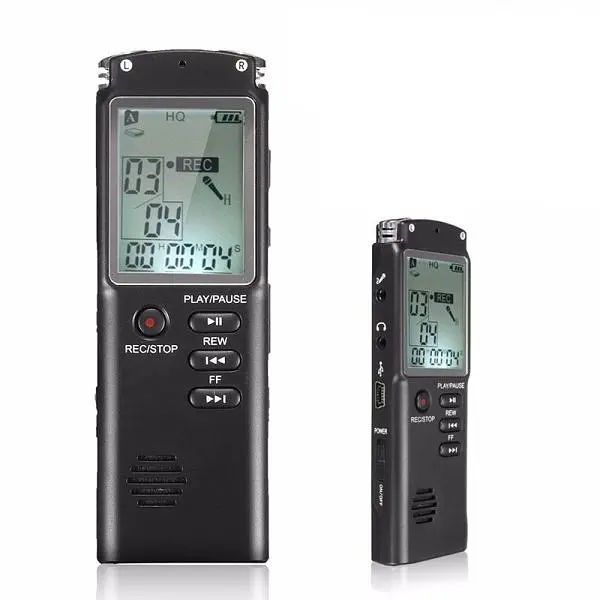 Диктофон для запису розмов з великим LCD екраном Doitop T60 32 Гб пам'яті (100321) - фото 4
