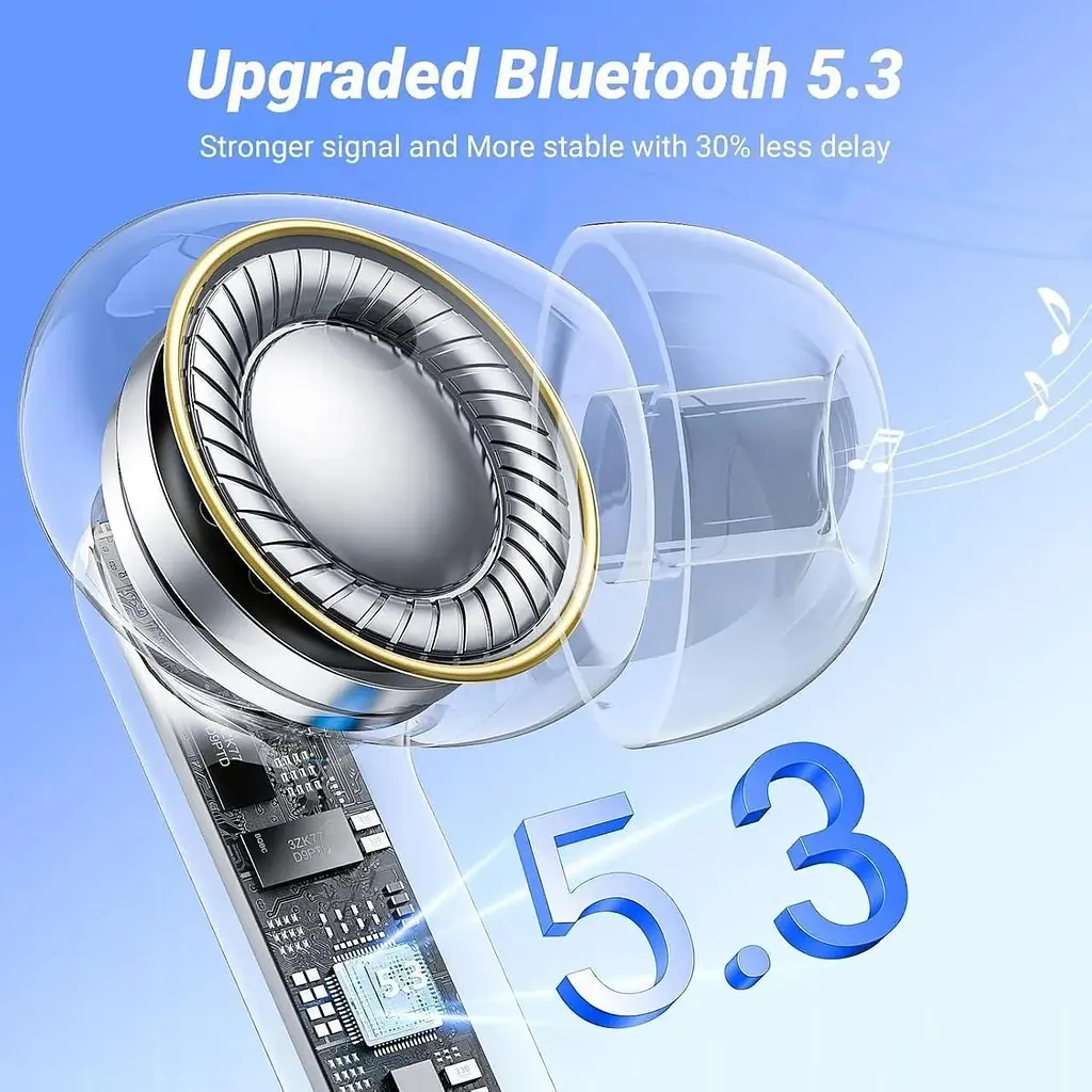 Бездротові навушники Bluetooth 5.3 з 4 HD мікрофонами - фото 8