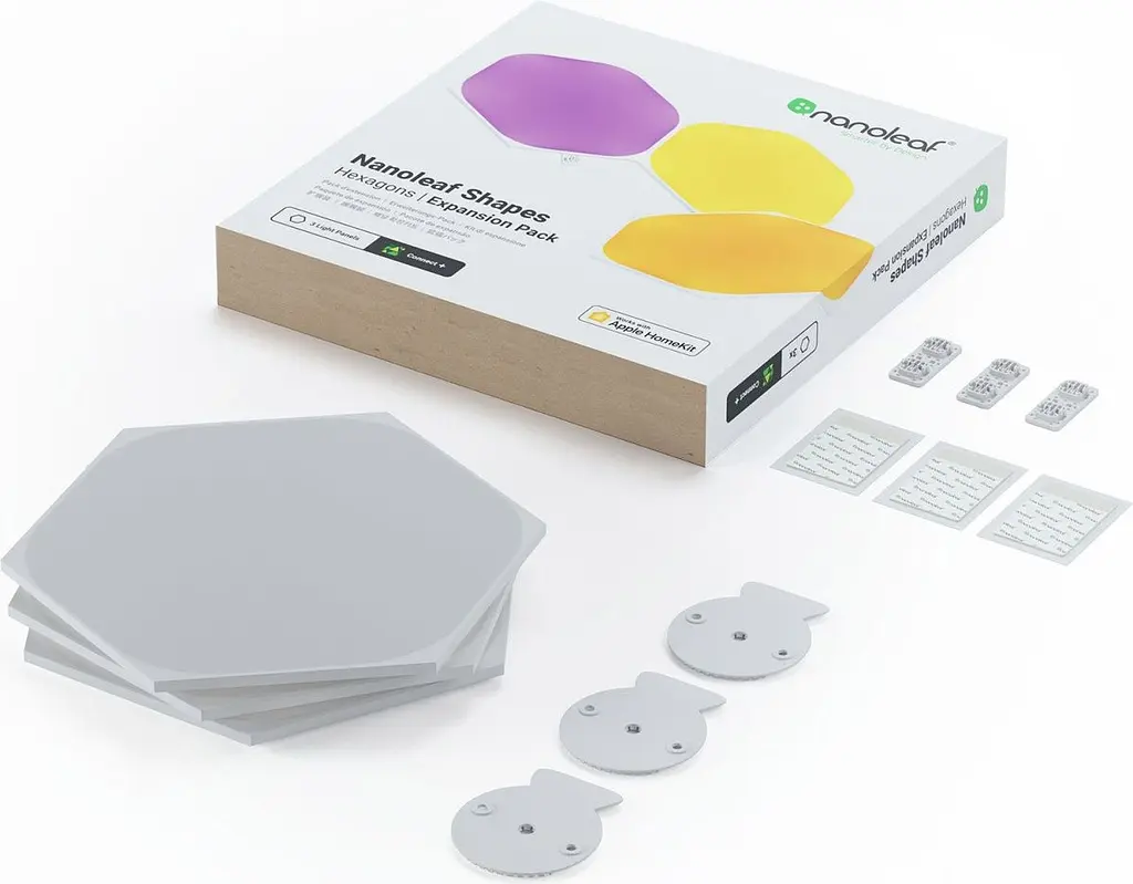Додаткові панелі Nanoleaf Shapes Hexagons Expansion Pack 3шт [80711] - фото 2