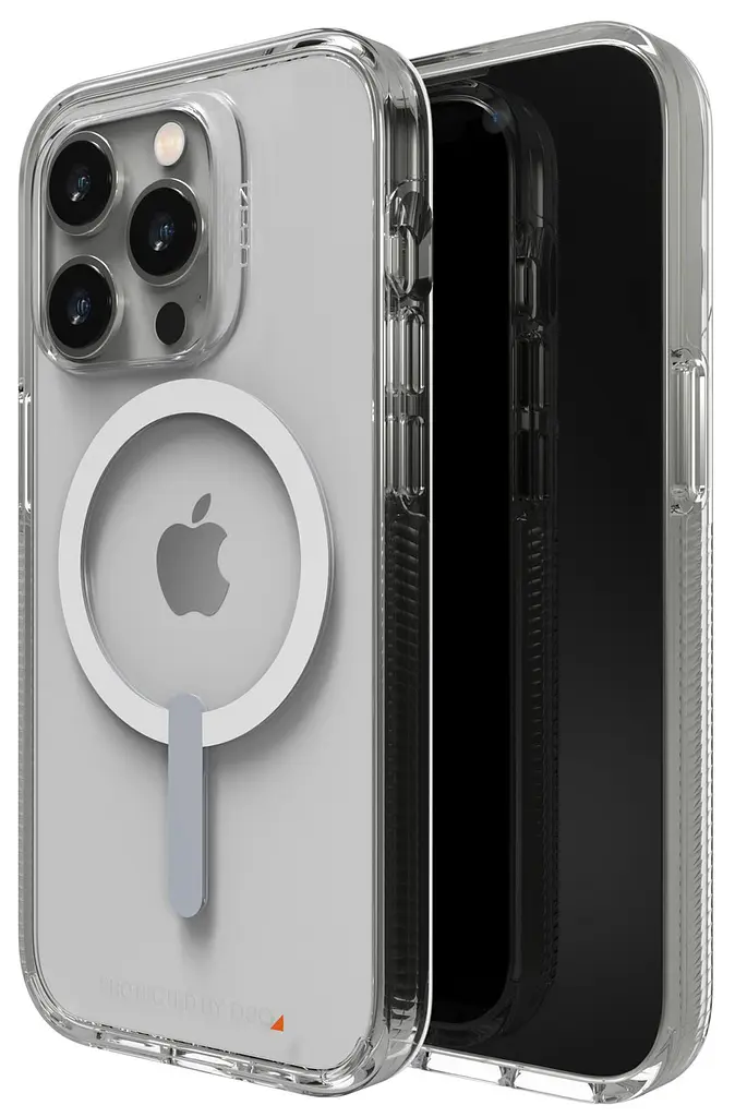 Оригінальний протиударний чохол Gear4 Piccadilly MagSafe Case для Apple iPhone 14 Pro (6.1") Clear - фото 10