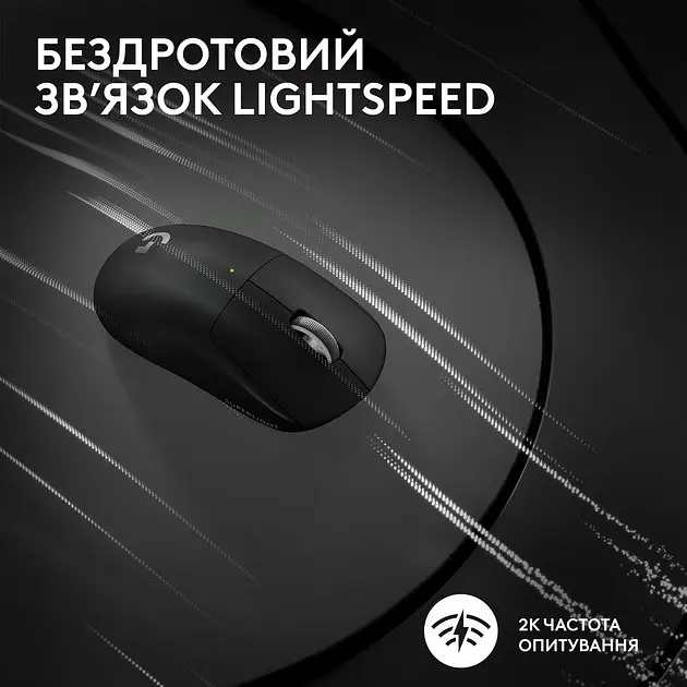 Мышь компьютерная Logitech G Pro X Superlight 2 Lightspeed Wireless Black (910-006630, 910-006632) - фото 6