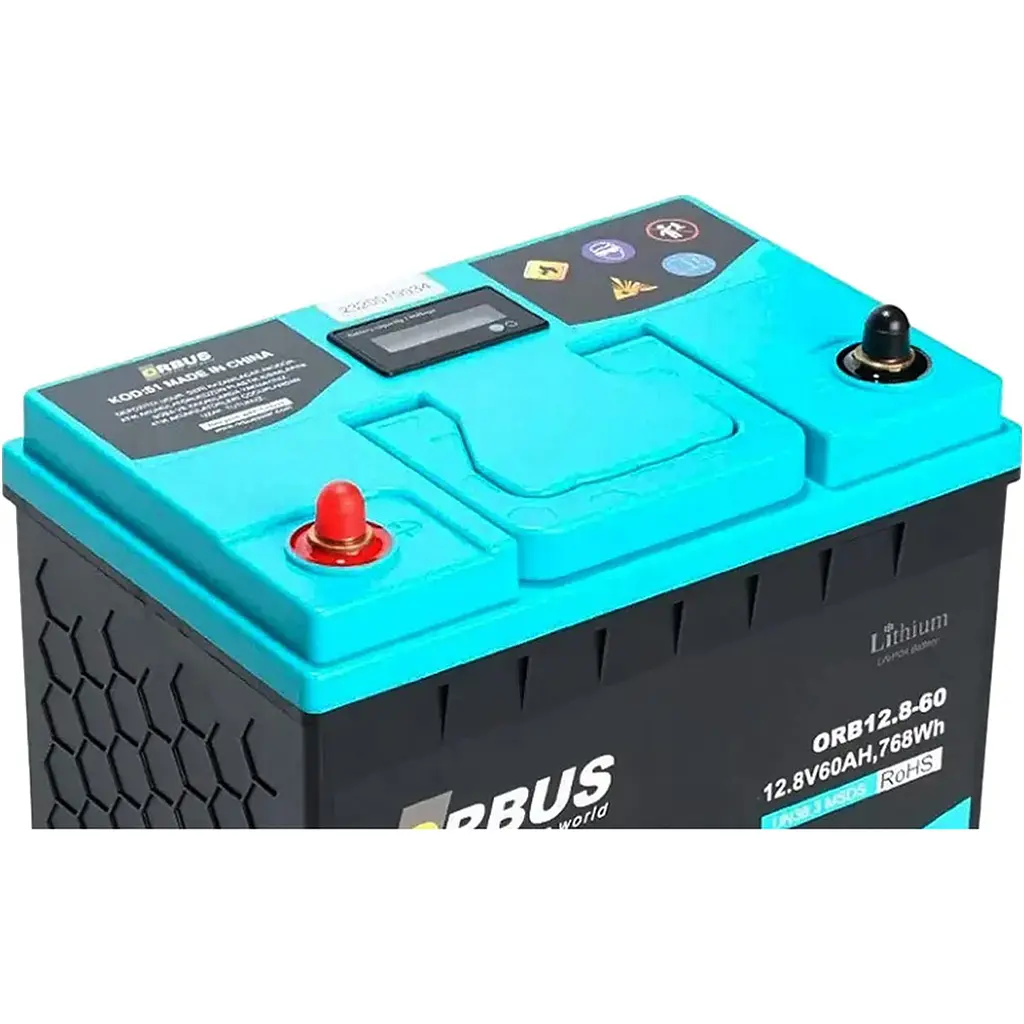 Акумулятор Orbus LiFePO4 12V [12.8V/60Ah/768Wh] [LIT12-60] [114237] - фото 3