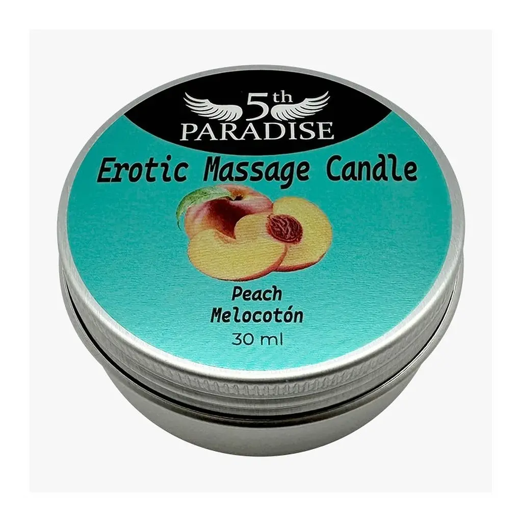 Арома свічка Erotic Massage Candle Peach 30ml 5th Paradise 810-00114 102482 - фото 2