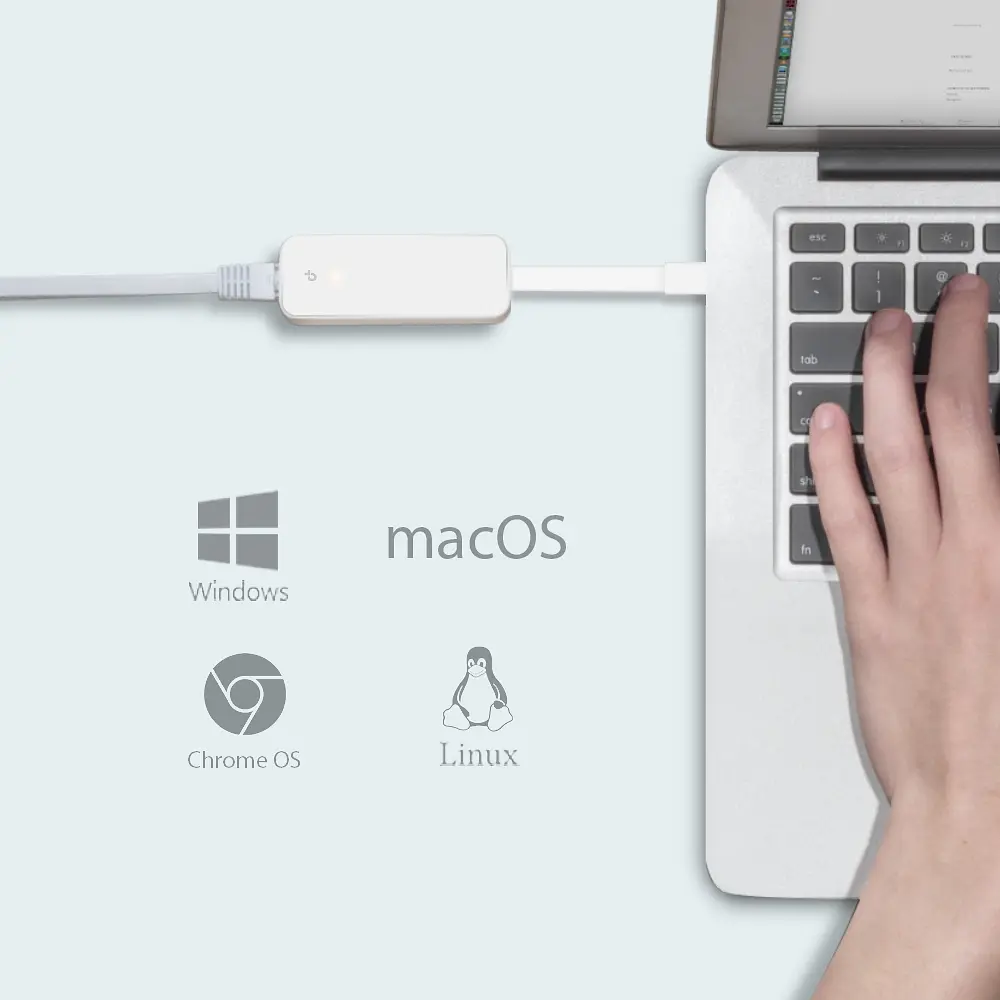 TP-Link Сетевой адаптер UE300 USB type-C to GE - фото 3