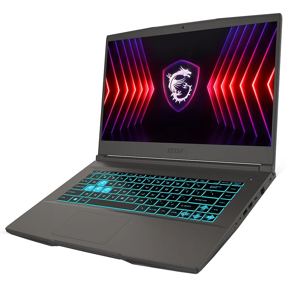 Ігровий ноутбук MSI Thin 15 B13UC-3430XRO, Intel Core i5-13420H до 4.6 ГГц, 15.6-дюймовий FHD, 16 ГБ, SSD 512 ГБ, NVIDIA GeForce RTX 3050 4 ГБ, Free DOS - фото 4