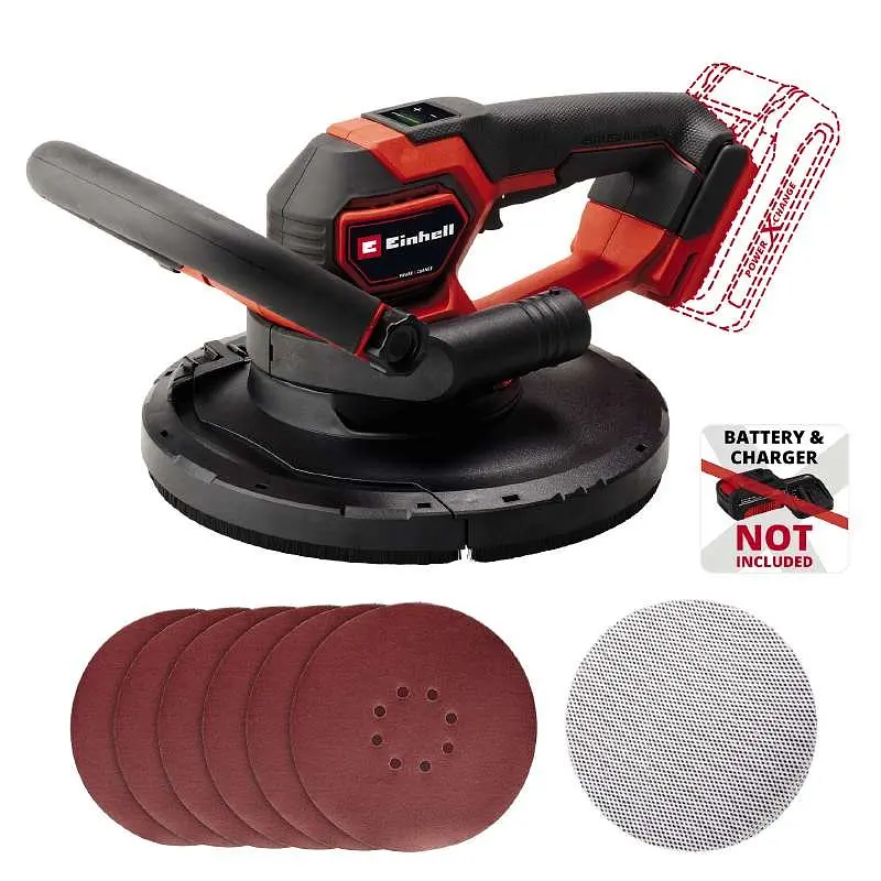 Шліфмашина для стін акумуляторна Professional TP-DWS 18/225 Li PXC 18В Einhell teh0025378 - фото 3