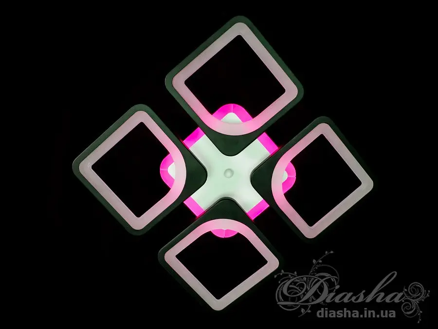 Люстри світлодіодні Diasha S8060/4BK LED 3color dimmer - фото 8