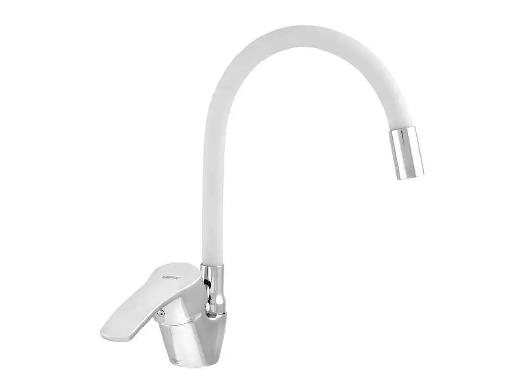 Змішувач ZERIX на мийку білий YUB 279 REFLECTOR WHITE