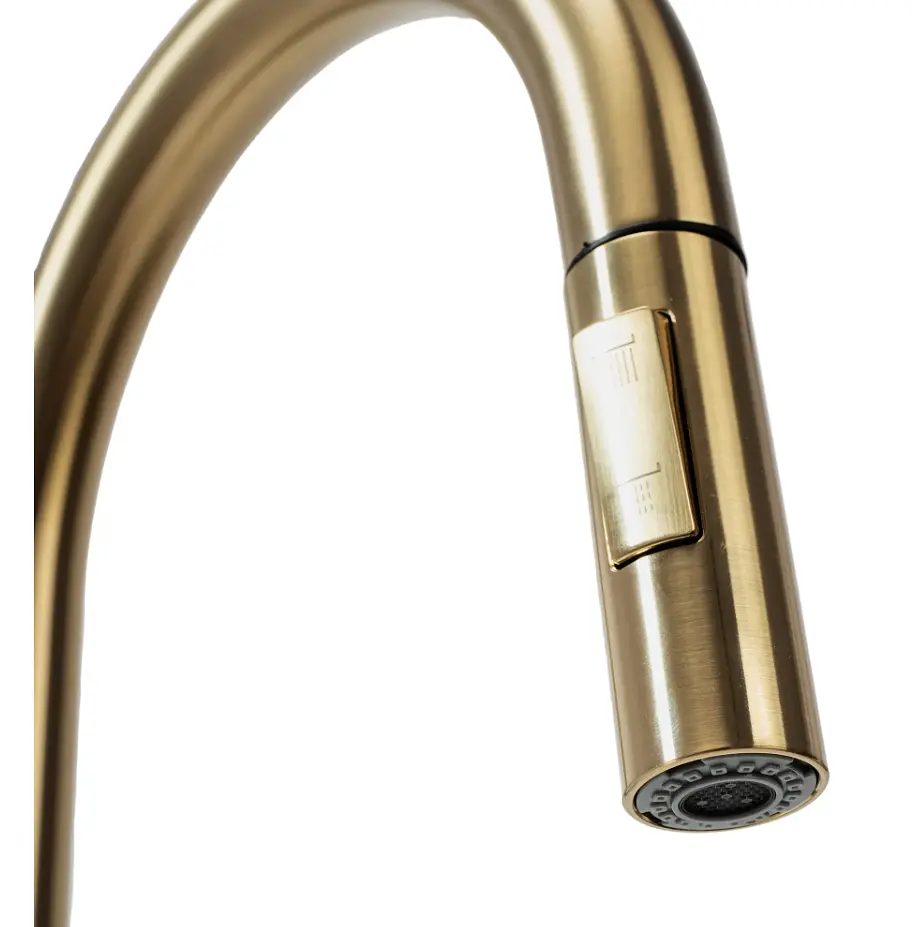 Змішувач для кухні Rea Fresh brushed gold REA-B9148, Золотий - фото 8