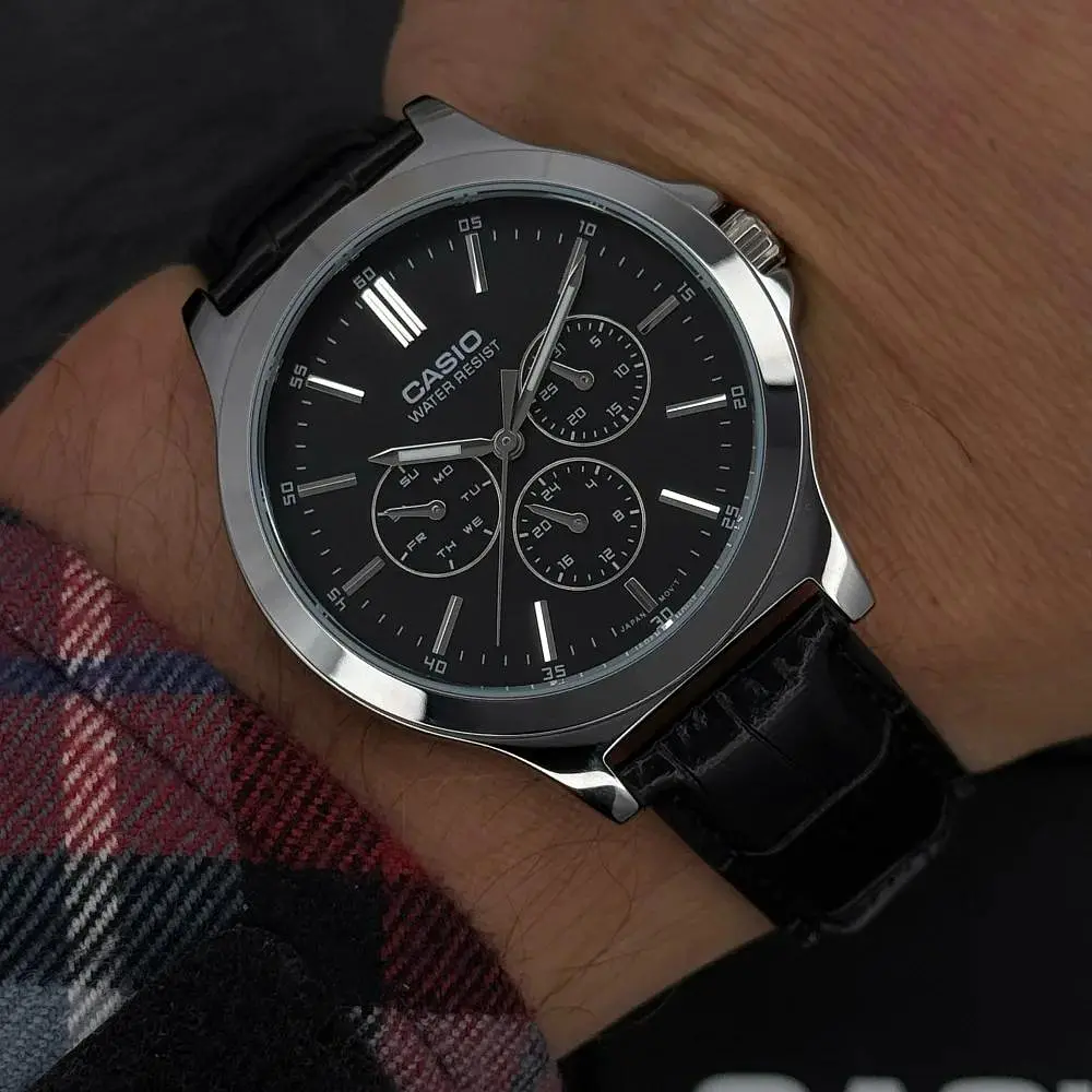 Чоловічий годинник Casio MTP-V300L-1A Сріблястий ( AT1141-0276 ) - фото 2
