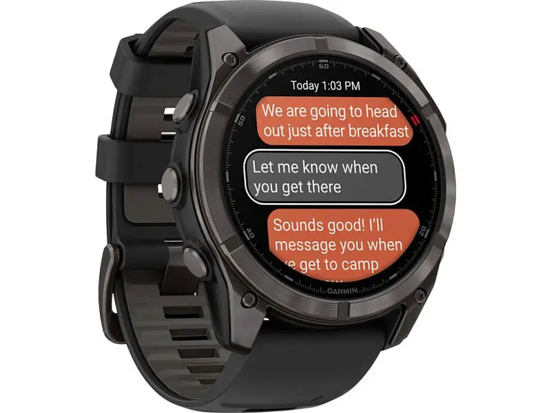 Смарт-годинник Garmin Fenix 8 Pro 51 mm AMOLED Carbon Gray DLC Titanium with Black/Pebble Gray (010-03199-00/01) - фото 3
