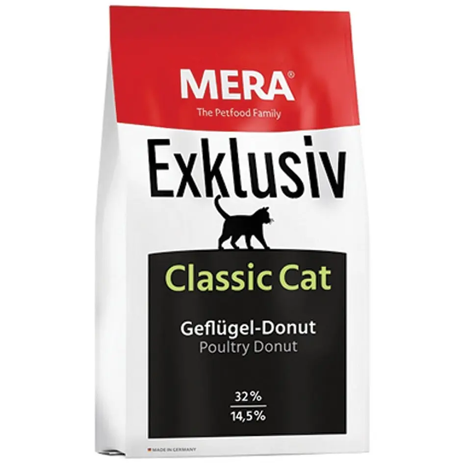 Сухой корм для взрослых котов Mera Exklusiv Classic Cat с птицей 20 кг (75060) - фото 1