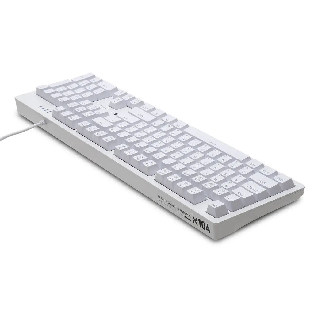 Клавіатура Thunderobot K104 Red Switch USB UA White (6932066308162) - фото 4