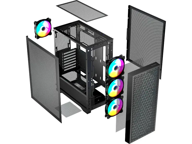 Корпус Logic Concept Dart Pro ARGB Midi Black (AT-DART-PRO-ARGB-10) - фото 5