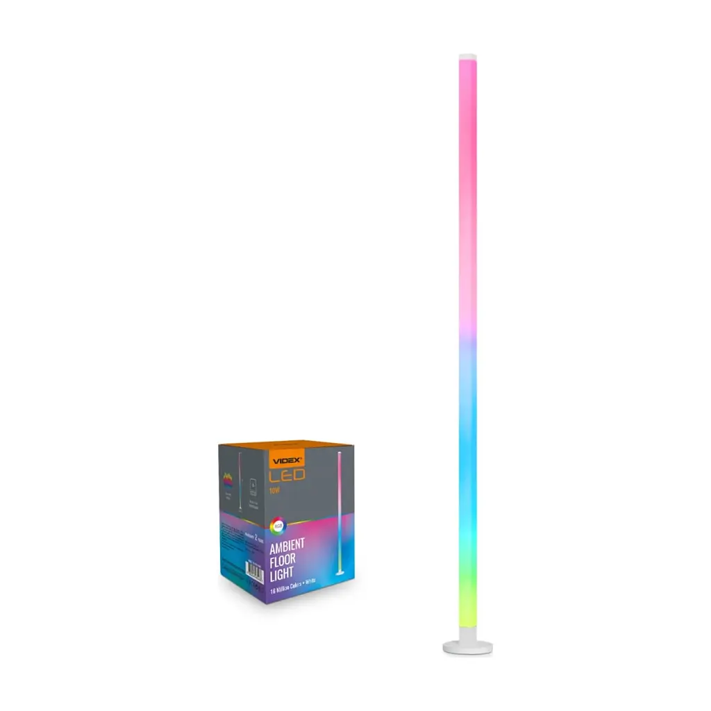Напольный торшер Videx RGB 10W (VL-TF20-RGB)
