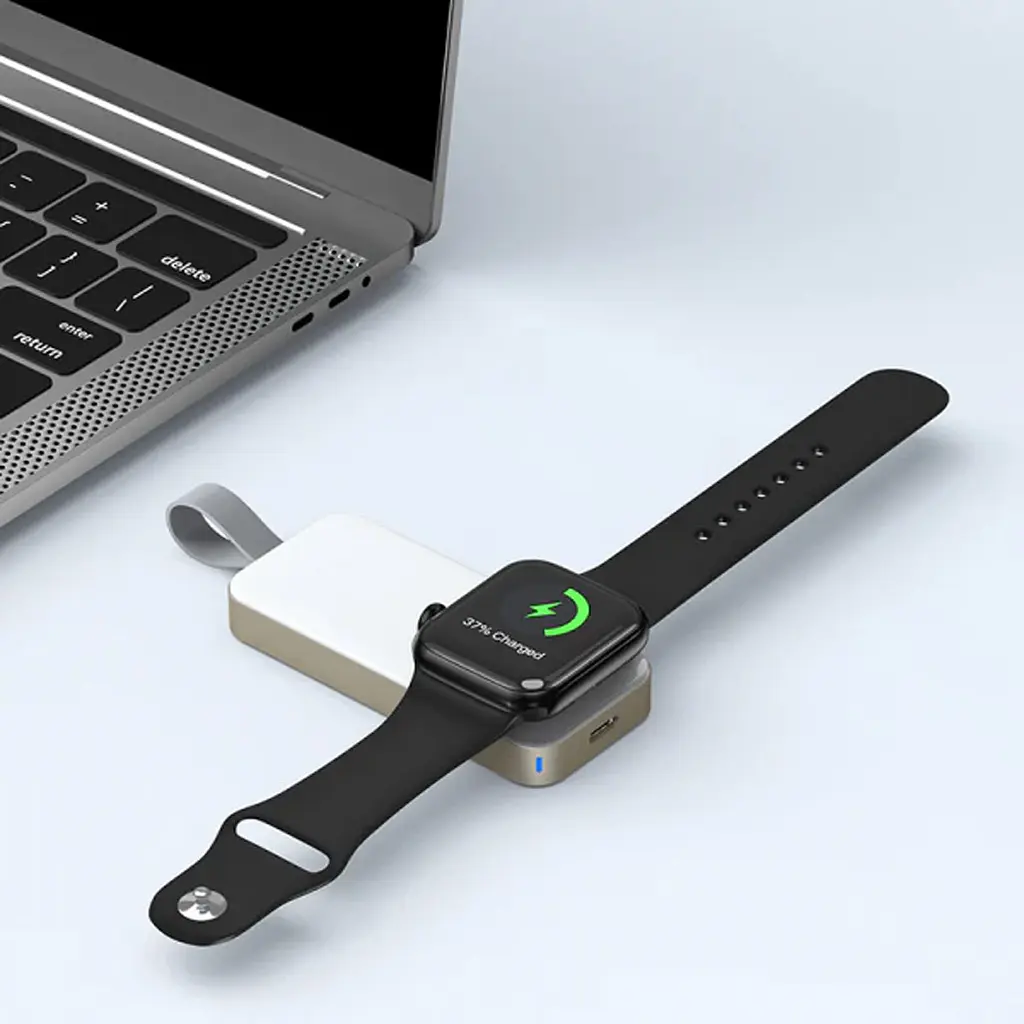Бездротовий зарядний пристрій Wiwu Wi-M19 для Apple Watch White [104013] - фото 5