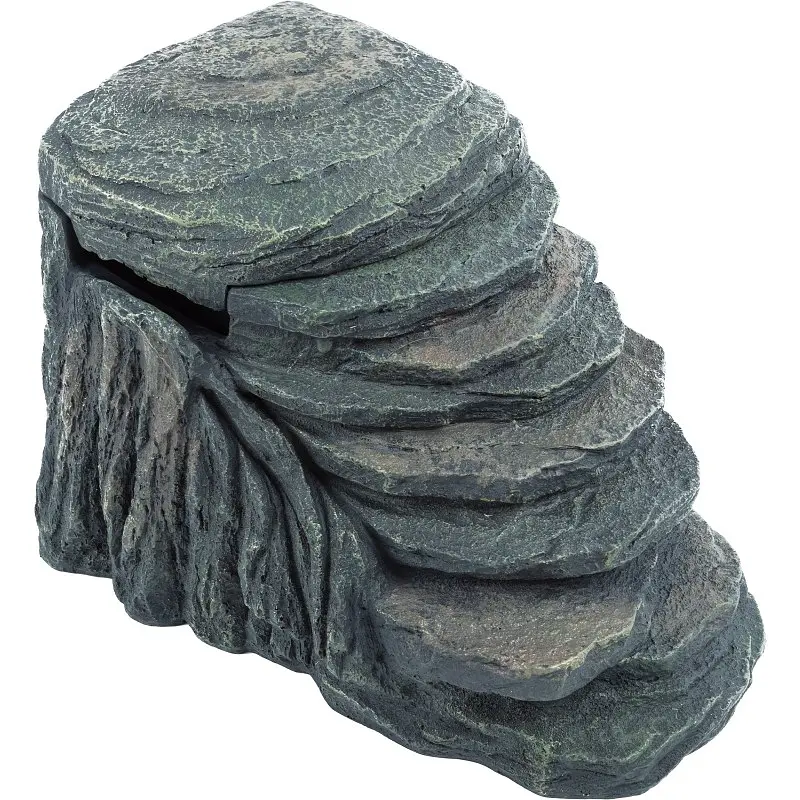Декоративний фільтр-водоспад Repti-Zoo Turtle Filter Rock GLB09 у формі скелі для черепах, крабів і амфібій (350 л/год, до 90 літрів) - фото 10