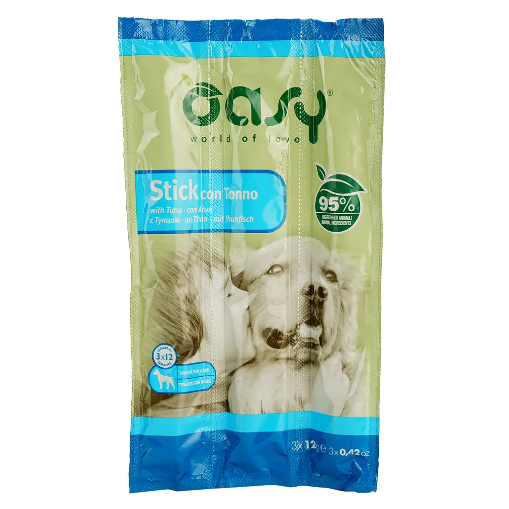Лакомство для собак палочки Oasy Stick Тунец 36 г (3 шт. по 12 г) - фото 2
