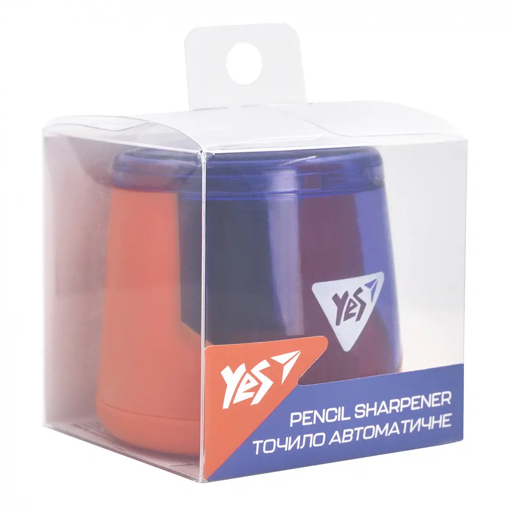 Автоматическая точилка Yes со сменным лезвием оранжевая (620572) - фото 3