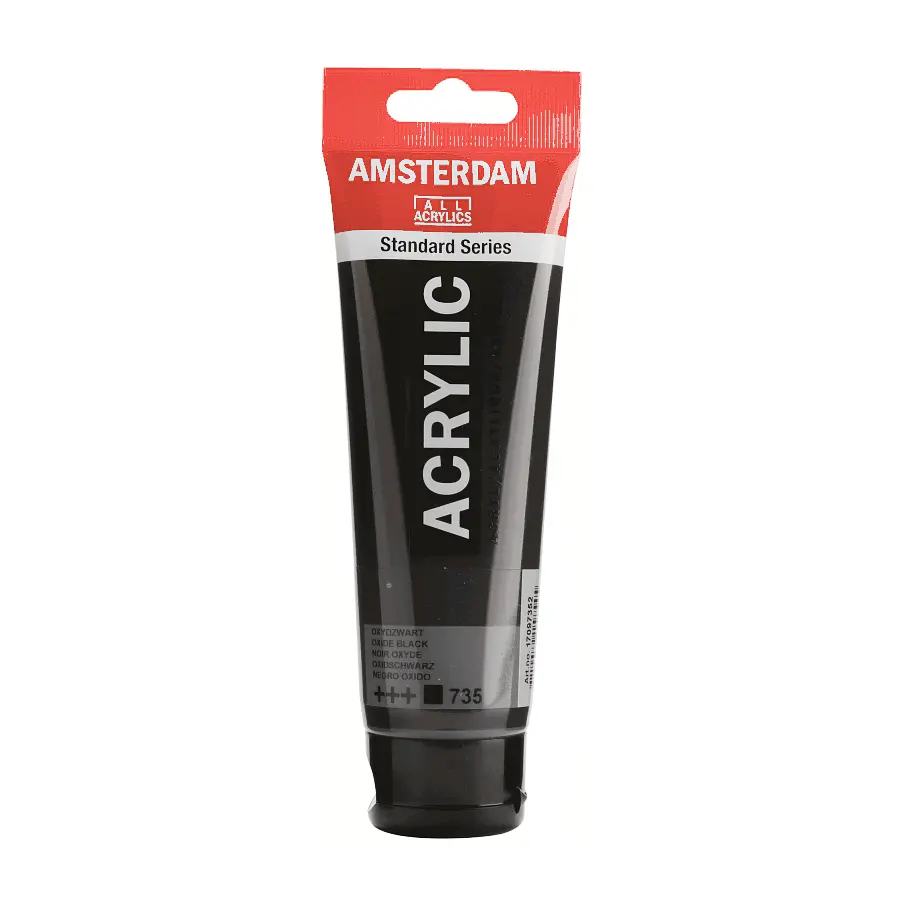 Фарба акрилова Amsterdam (735) Окис чорний 120 мл Royal Talens (8712079158545)