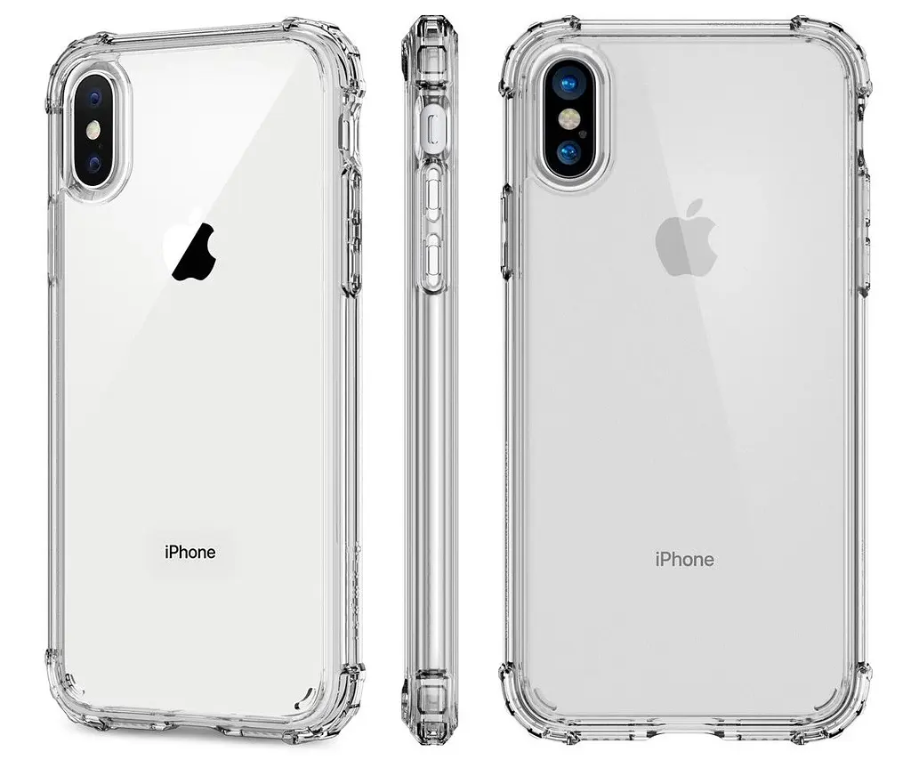 Чохол оригінальний протиударний Spigen Crystal Shell 057CS22141 для iPhone X/XS Crystal Clear - фото 7