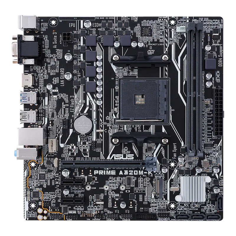 Материнська плата Asus A320M-K Prime Socket AM4 (PRIME A320M-K) Б/В - фото 4