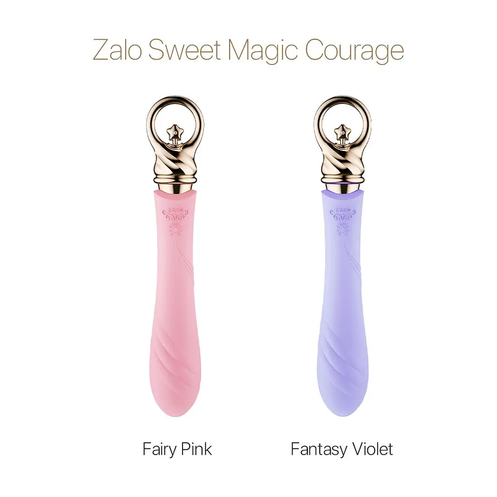 Вібратор Zalo Courage Pre-Heating G-spot Massager 20.6 см фіолетовий - фото 8